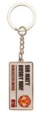 Přívěsek na klíče FC Manchester United: Street Sign Sir Matt Busby Way (2,5 x 5 cm)