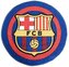 Kulatý kobereček FC Barcelona: Hlavní znak (60 x 60 cm)