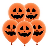 Latexové balonky Halloween Dýně - 30cm - 5 ks
