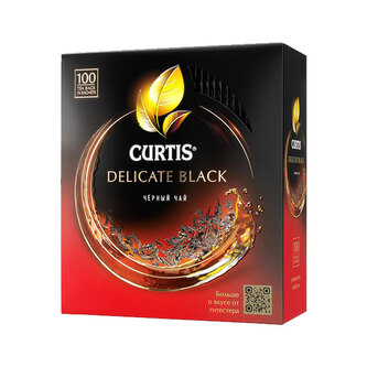 Curtis Delicate Black, černý čaj (100 sáčků)