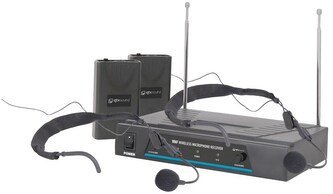 QTX VN2, 2-kanálový bezdrátový mikrofonní set 173,8 MHz / 174,8 MHz QTX VN2, 2-kanálový bezdrátový mikrofonní set 173,8 MHz / 174,8 MHz