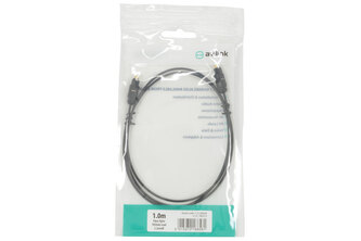 AV:link kabel optický 1x TOSlink samec - 1x TOSlink samec, 1m