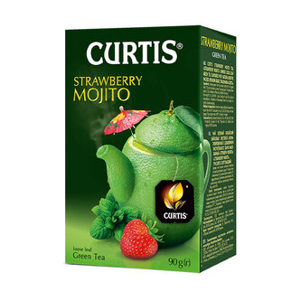 Curtis Strawberry Mojito, zelený čaj (90g) DMT 8/2024