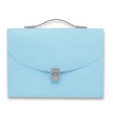 Teczka harmonijkowa z uchwytem pastelowy niebieski