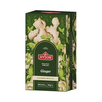 HYSON Ginger 40g (20 sáčků, zelený čaj)