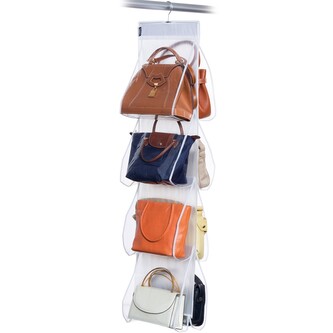 Závěsný organizér na kabelky - 8 kapes