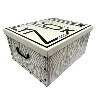 Box úložný s držadly, nápisy