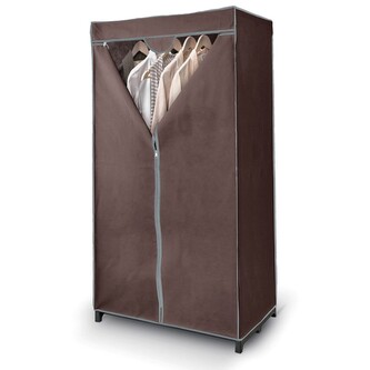 Textilní šatní skříň zavírací