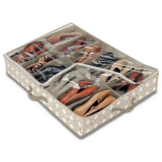 Organizér na boty dvanáctikomorový ELLA BEIGE