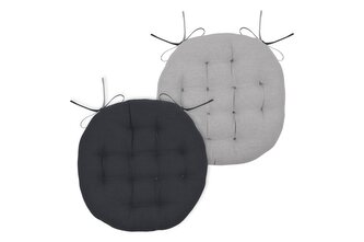 Podsedák na židli DUO COLOR antracitová/světle šedá O 38 cm France