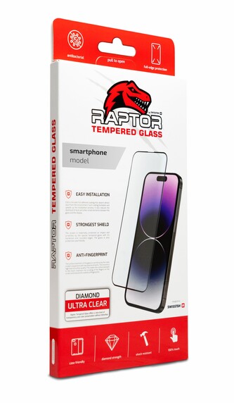 SWISSTEN RAPTOR DIAMOND ULTRA CLEAR 3D TEMPEROVANÉ SKLO PRO XIAOMI REDMI A3 ČERNÉ
