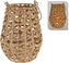 Proutěná lucerna s držadlem 21 cm natural