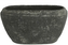 Oválný květináč Marvin antracit 25x16x44 cm