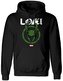 Pánská mikina Marvel|Loki série 2: Distressed Logo (2XL) černá bavlna