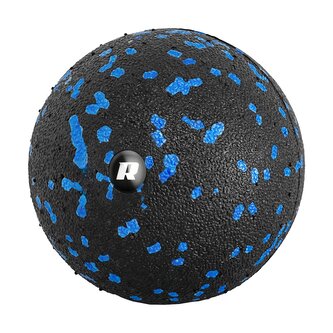 Masážní míč 12 cm, REBEL ACTIVE RBA-3055-12, černomodrý, materiál EPP