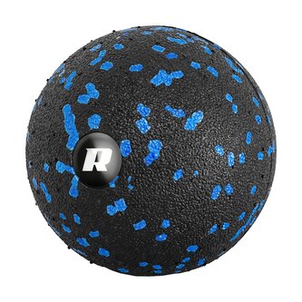 Masážní míč 8 cm, REBEL ACTIVE RBA-3055-8, černomodrý, materiál EPP