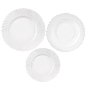 Jídelní sada LUNA vlnky 18 dílů