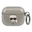 Etui Karl Lagerfeld Glitter Karl's Head na AirPods 3 - czarne