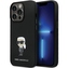Etui Karl Lagerfeld Silicone Ikonik Metal Pin na iPhone 14 Pro - czarne
