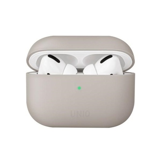 Etui Uniq Lino na AirPods Pro - beżowe