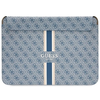 Pokrowiec Guess 4G Printed Stripes na laptopa 14" - niebieski