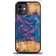Etui Bewood Unique Vegas z drewna i żywicy na iPhone 12 / 12 Pro - różowo-niebieskie