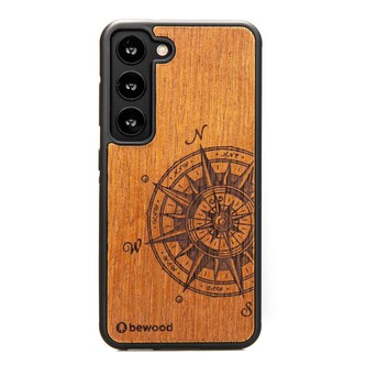 Etui Bewood Traveler Merbau drewniane na Samsung Galaxy S23 - jasnobrązowe