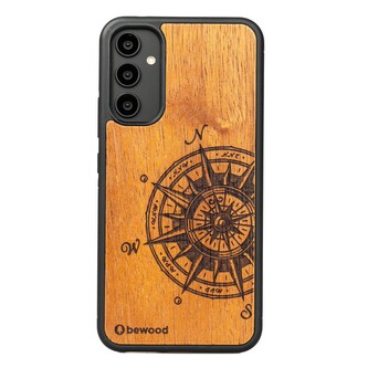 Etui Bewood Traveler Merbau drewniane na Samsung Galaxy A54 5G - jasnobrązowe