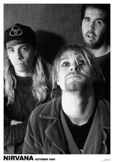 Plakát, Obraz - Nirvana - October 1990, 59.4 × 84.1 cm
