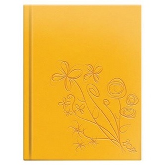 Diář 2017 Crazy - Flora žlutý