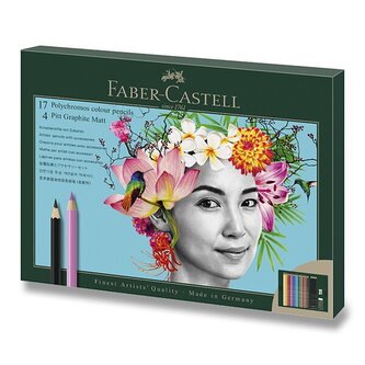 Sada Faber-Castell Polychromos & Pitt Graphite Matt 23 ks
