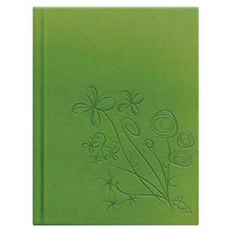 Diář 2017 Crazy - Flora zelený