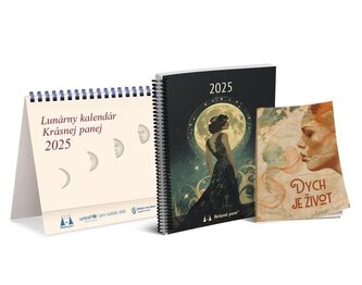 Lunárny kalendár Krásnej panej 2025 (slovensky)
