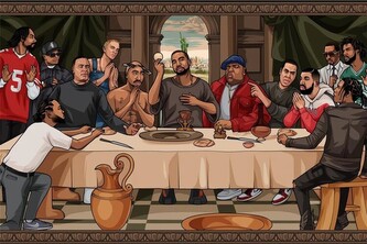 Plakát, Obraz - The Last Supper Of Hip Hop, 91.5 × 61 cm