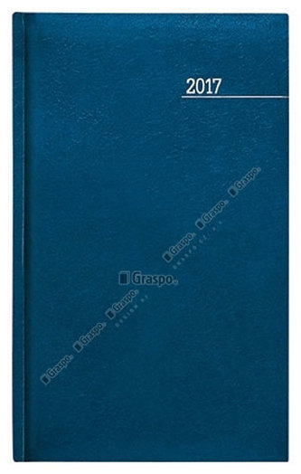 Diář 2017 - Kronos modrý týdenní kapesní
