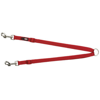 Nylonová rozdvojka PREMIUM, červená - M-L: 40-70 cm/ 20 mm