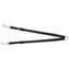 Nylonová rozdvojka PREMIUM, černá - M-L: 40-70 cm/ 20 mm