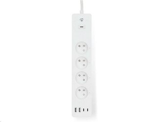 SmartLife prodlužovací kabel NEDIS WIFIP313EWT /Wi-Fi / 16A / 3680W