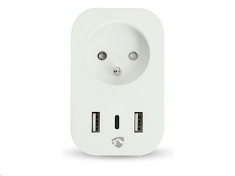 SmartLife chytrá zásuvka NEDIS WIFIP151EWT /Wi-Fi/měřič spotřeby/16A/3680W/bílá SmartLife chytrá zásuvka NEDIS WIFIP151EWT /Wi-Fi/měřič spotřeby/16A/3680W/bílá