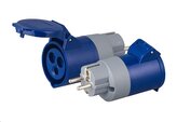 Adaptér 230V CZ na EURO CEE, 3kolík, krytí IP54