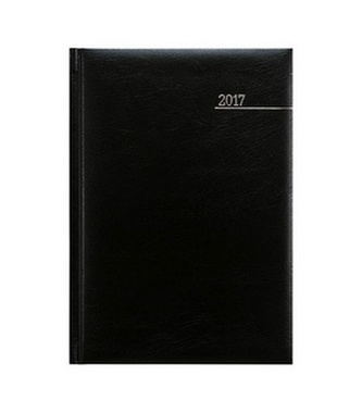 Diář 2017 - Kronos černý týdenní A5