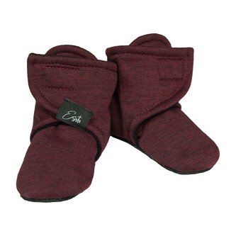 Capáčky barefoot Warmkeeper ZOE Garnet; Barva: vínová; Velikost: 3 - délka stélky: 13 cm