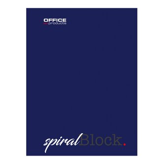 Office Products spirálový blok, A4, 70 g, 80 listů, linka - 5 ks