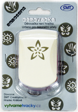 Děrovačky obrysové 28 mm - Květina