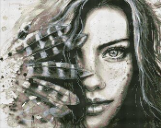 Diamentowa mozaika - Wyrazisty wygląd 40x50cm