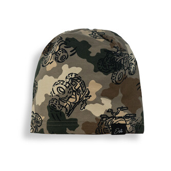 Jarní čepice Čtyřkolky; Barva: hnědá; Velikost: 44