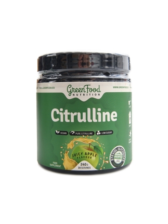 GreenFood nutrition - Citrulline 240g - Jablkový juice