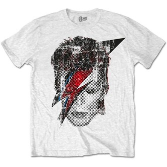 Tričko David Bowie - Halfton Flash Face, L