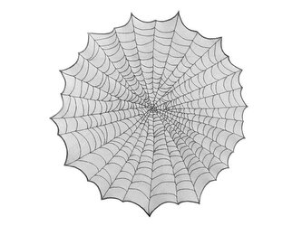 Obrus pajęczyna 124cm