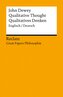 Qualitative Thought / Qualitatives Denken